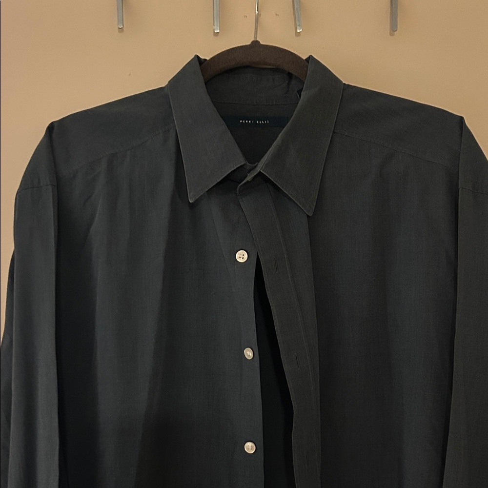 Perry Ellis Dark blue Dress Shirt